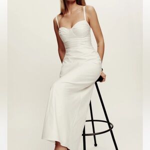 Reformation White Maxi Dress